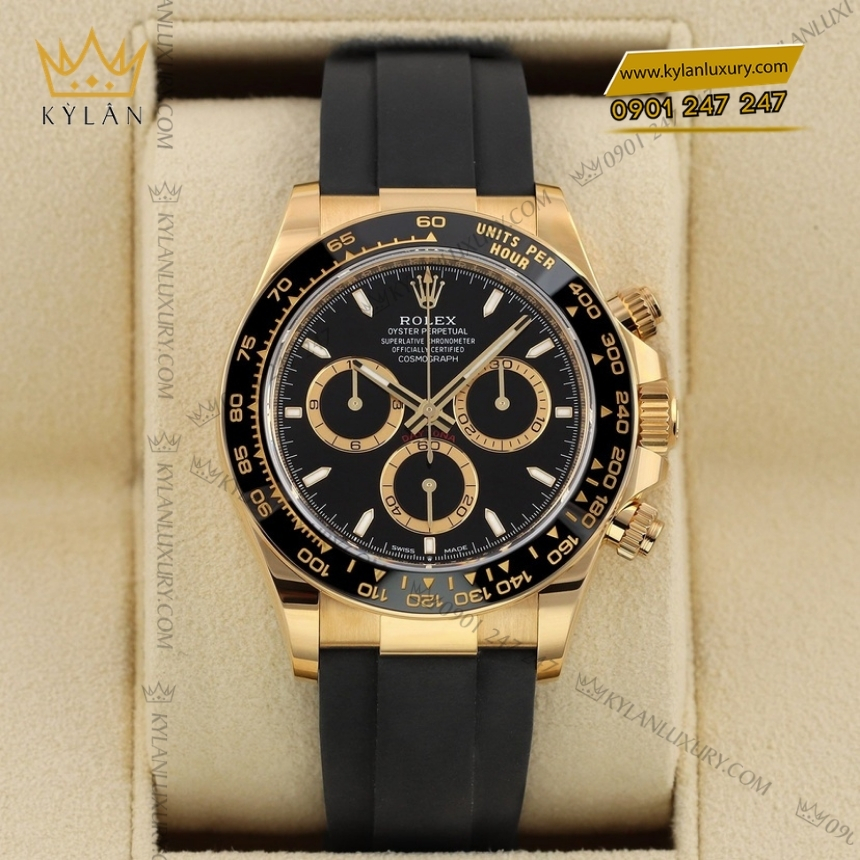 Kỳ Lân Luxury rolex cosmograph daytona 126518ln 0008 mat den 7 Đồng hồ Rolex Cosmograph Daytona mặt số đen 126518LN-0008
