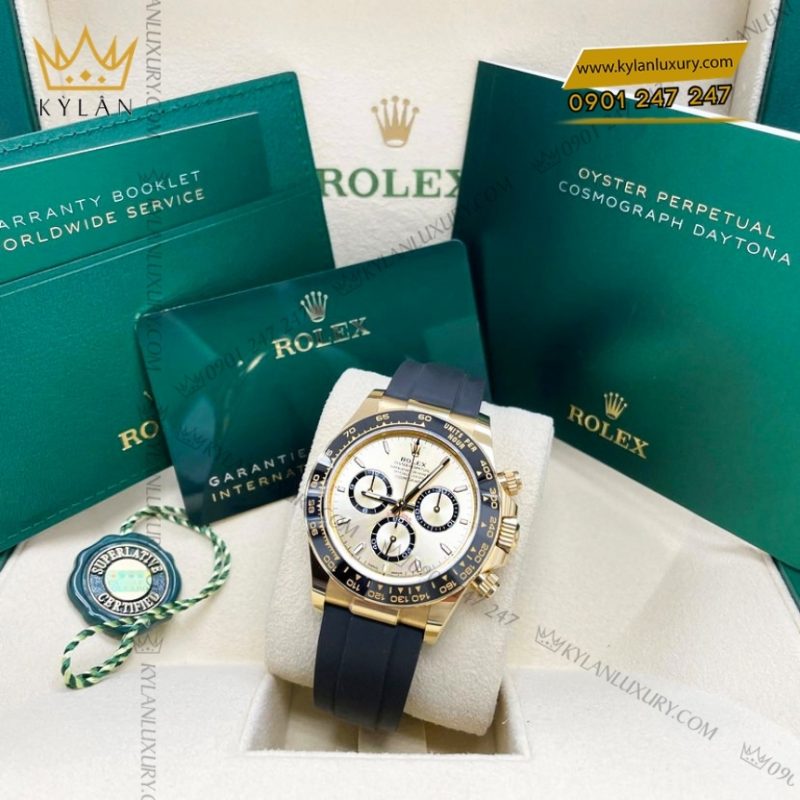 Đồng hồ Rolex Cosmograph Daytona mặt số vàng 126518LN-0010