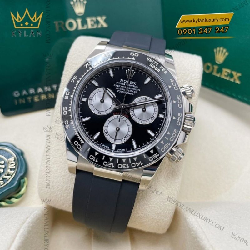 Đồng hồ Rolex Cosmograph Daytona mặt số đen - thép 126519LN-0002