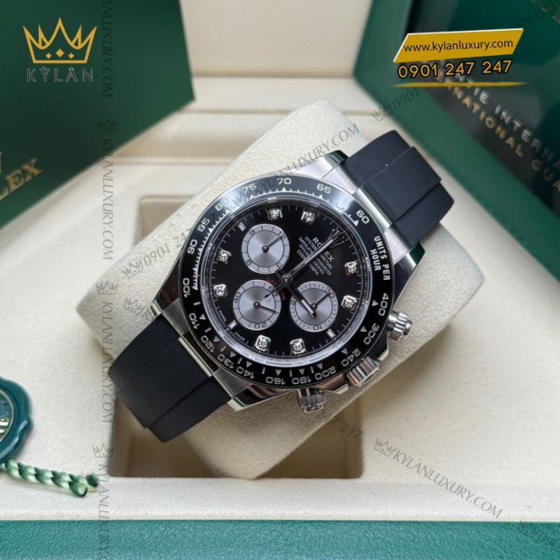 Đồng hồ Rolex Cosmograph Daytona mặt số đen cọc kim 126519LN-0004