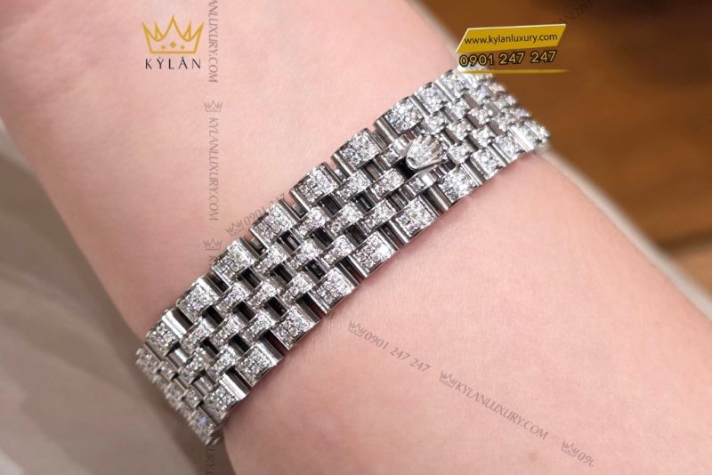 Đồng hồ Rolex Datejust 31 178174 custom full kim cương
