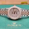 Đồng hồ Rolex Datejust 31 178271 custom full kim cương