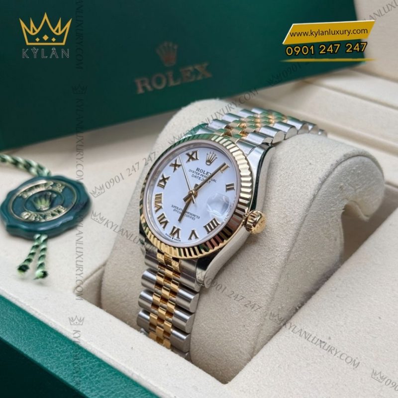 Đồng hồ Rolex Datejust 31 mặt trắng La Mã 278273-0002