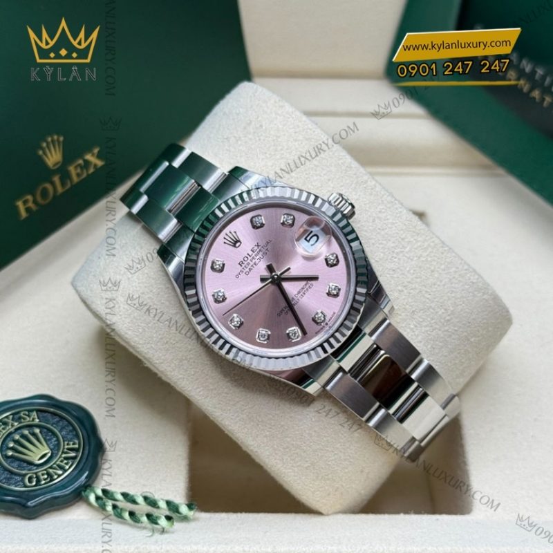 Đồng hồ Rolex Datejust 31 hồng kim cương 278274-0031
