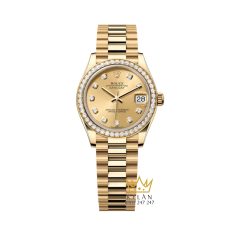 Đồng hồ Rolex Datejust 31 champagne vành kim 278288RBR-0005