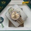 Đồng hồ Rolex Datejust 31 champagne vành kim 278288RBR-0005