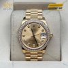 Đồng hồ Rolex Datejust 31 champagne vành kim 278288RBR-0005