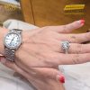 Đồng hồ Rolex Datejust 31 xà cừ custom vành kim tròn 278274-0006
