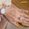 Đồng hồ Rolex Datejust 31 xà cừ custom vành kim tròn 278274-0006