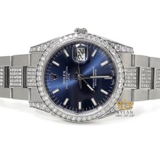 Đồng hồ Rolex Datejust 34 115200 custom kim cương