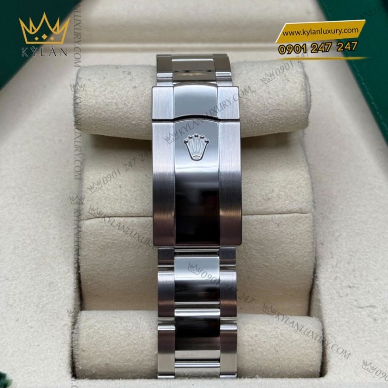 Đồng hồ Rolex Datejust 36 mặt đen vành trơn 126200-0004
