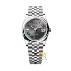 Đồng hồ Rolex Datejust 36 Wimbledon vành trơn 126200-0017