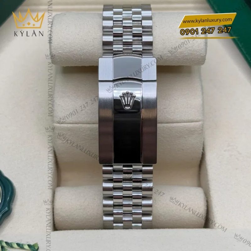 Đồng hồ Rolex Datejust 36 Wimbledon vành trơn 126200-0017