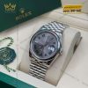 Đồng hồ Rolex Datejust 36 Wimbledon vành trơn 126200-0017