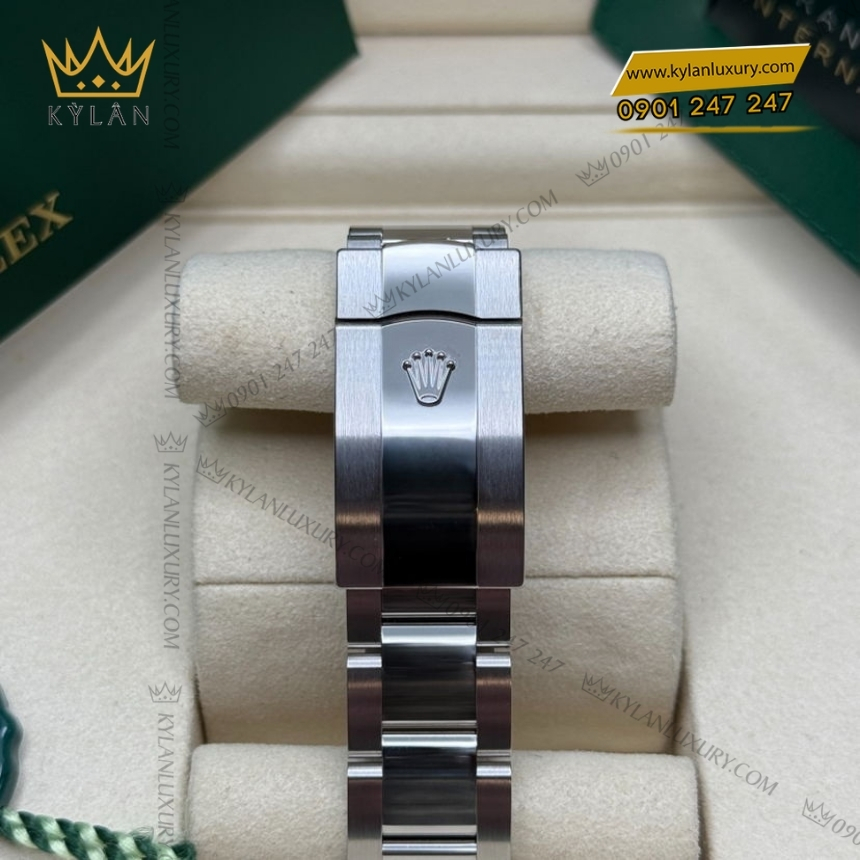 Kỳ Lân Luxury rolex datejust 36 126200 0018 xam vanh tron 3 Đồng hồ Rolex Datejust 36 xám La Mã vành trơn 126200-0018