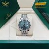 Đồng hồ Rolex Datejust 36 xanh mint vành trơn 126200-0023