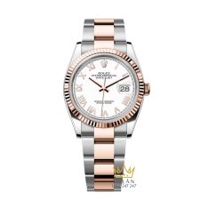 Đồng hồ Rolex Datejust 36 mặt trắng La Mã 126231-0046