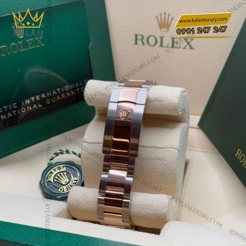 Kỳ Lân Luxury rolex datejust 36 126231 0046 trang la ma 8 Đồng hồ Rolex Datejust 36 mặt trắng La Mã 126231-0046
