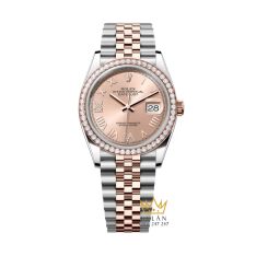Đồng hồ Rolex Datejust 36 hồng vành kim 126281RBR-0037