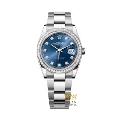 Đồng hồ Rolex Datejust 36 xanh dương cọc kim 126284RBR-0030