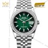 Đồng hồ Rolex Datejust 36 xanh ombré dạ quang 126284RBR‑0051