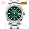 Đồng hồ Rolex Datejust 36 xanh ombré vành kim 126284RBR-0052