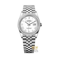Đồng hồ Rolex Datejust 36 mặt trắng La Mã 126284RBR‑0053