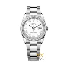 Đồng hồ Rolex Datejust 36 mặt trắng La Mã 126284RBR-0054