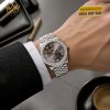 Đồng hồ Rolex Datejust 36 mặt xám đậm vành kim 126284RBR‑0063