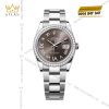 Đồng hồ Rolex Datejust 36 xám đậm vành kim 126284RBR-0064