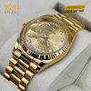 Đồng hồ Rolex Day Date mặt champagne kim cương 128238-0008