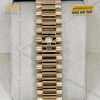 Đồng hồ Rolex Day Date champagne cọc kim baguette 128238-0132