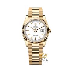 rolex-day-date-36-128238-0081-mat-so trang (1) Đồng hồ Rolex Day Date 36 mặt trắng 128238-0081