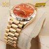 Đồng hồ Rolex Day Date 36 mặt số Carnelian 128238-0088