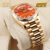 Đồng hồ Rolex Day Date 36 mặt số Carnelian 128238-0088