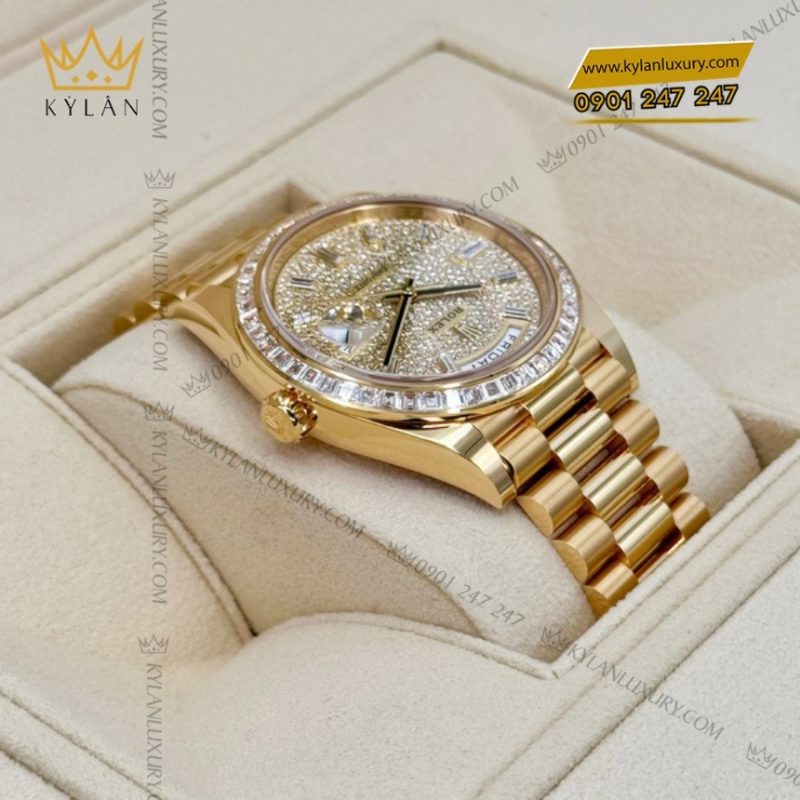 Đồng hồ Rolex Day Date kim cương 228398TBR-0036