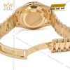 Đồng hồ Rolex Day Date champagne custom vành kim tròn 228238
