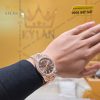 Đồng hồ Rolex Day Date Chocolate custom vành kim tròn 228235