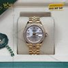 Đồng hồ Rolex Lady Datejust mặt bạc cọc kim sao 279138RBR-0002
