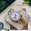 Đồng hồ Rolex Lady Datejust mặt bạc cọc kim cương 279138RBR-0019