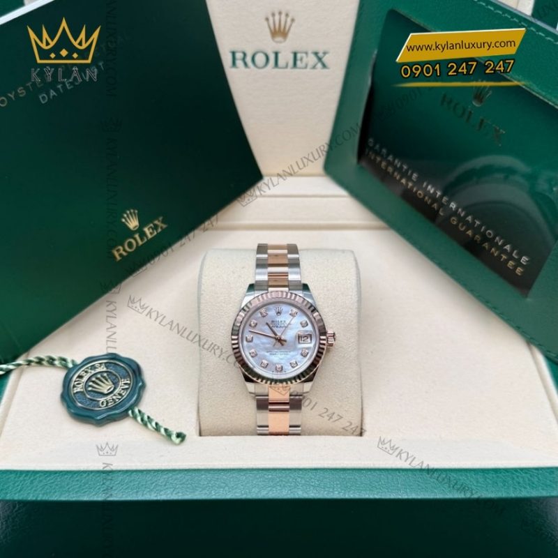 Đồng hồ Rolex Lady Datejust xà cừ dây oyster 279171-0014