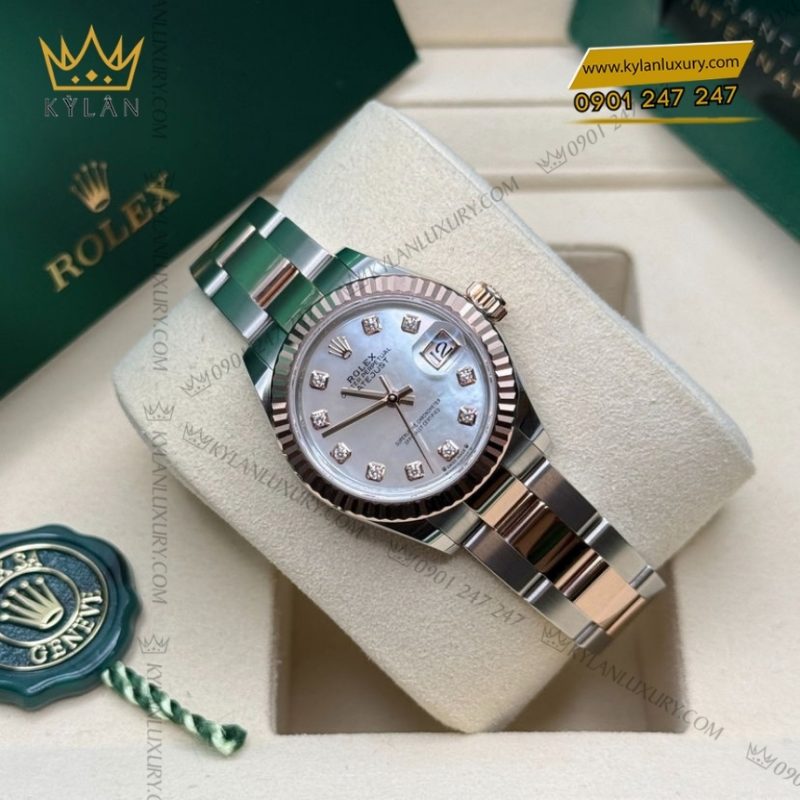 Đồng hồ Rolex Lady Datejust xà cừ dây oyster 279171-0014
