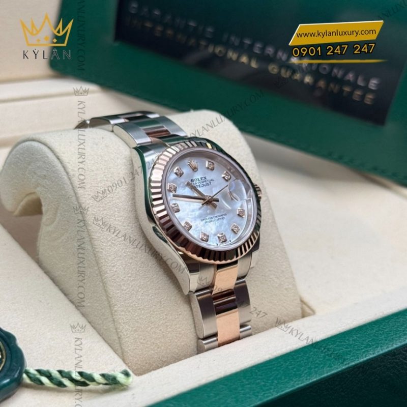 Đồng hồ Rolex Lady Datejust xà cừ dây oyster 279171-0014