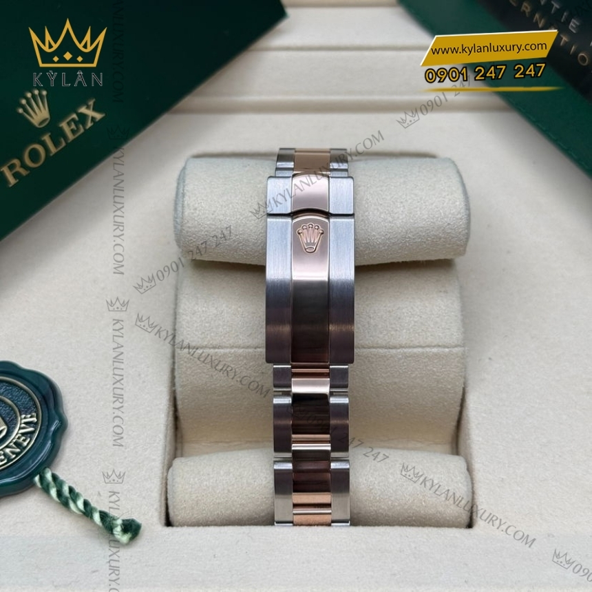 Kỳ Lân Luxury rolex lady datejust 279171 0014 xa cu day oyster 9 Đồng hồ Rolex Lady Datejust xà cừ dây oyster 279171-0014