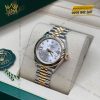 Đồng hồ Rolex Lady Datejust mặt bạc cọc kim cương 279173-0003