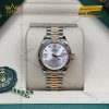 Đồng hồ Rolex Lady Datejust mặt bạc cọc kim cương 279173-0003