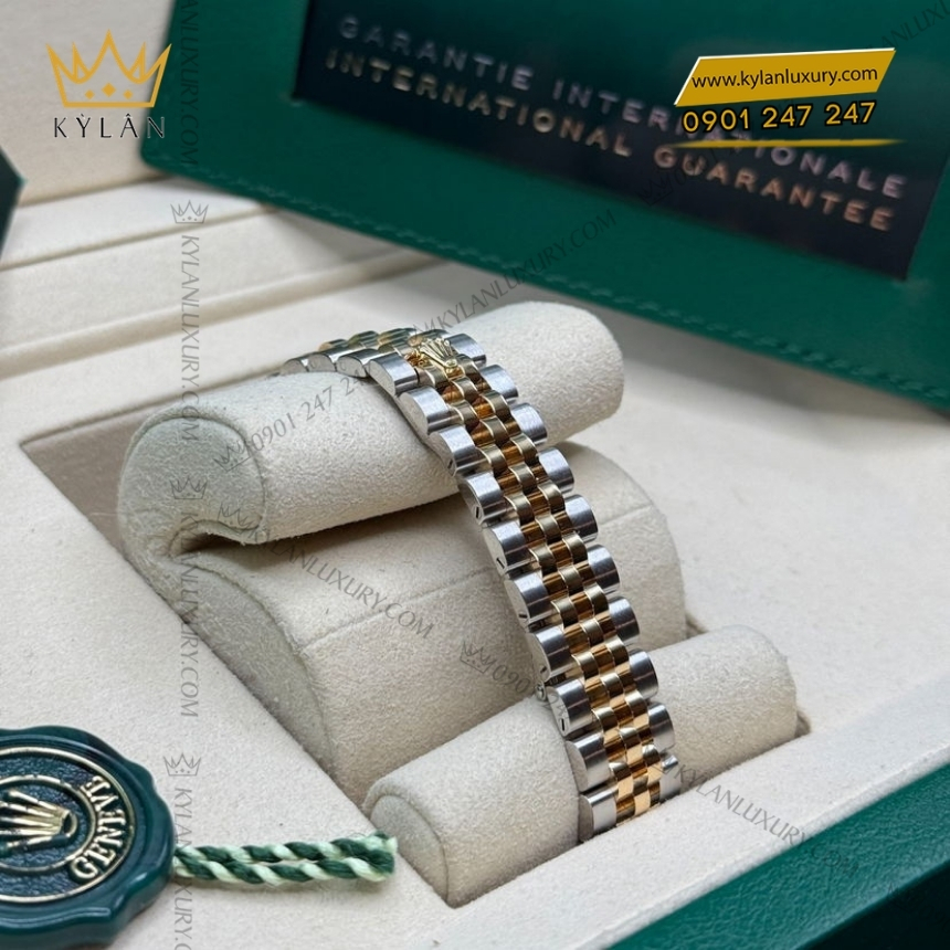 Kỳ Lân Luxury rolex lady datejust 28 279173 0011 champagne coc kim 2 Đồng hồ Rolex Lady Datejust champagne cọc kim 279173-0011