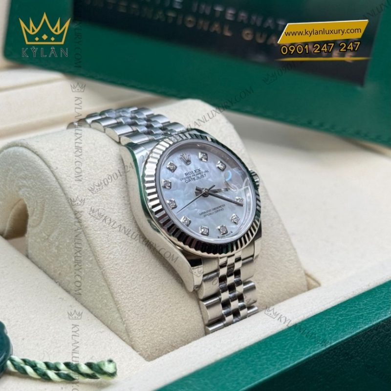 Đồng hồ Rolex Lady Datejust 28 xà cừ 279174-0009