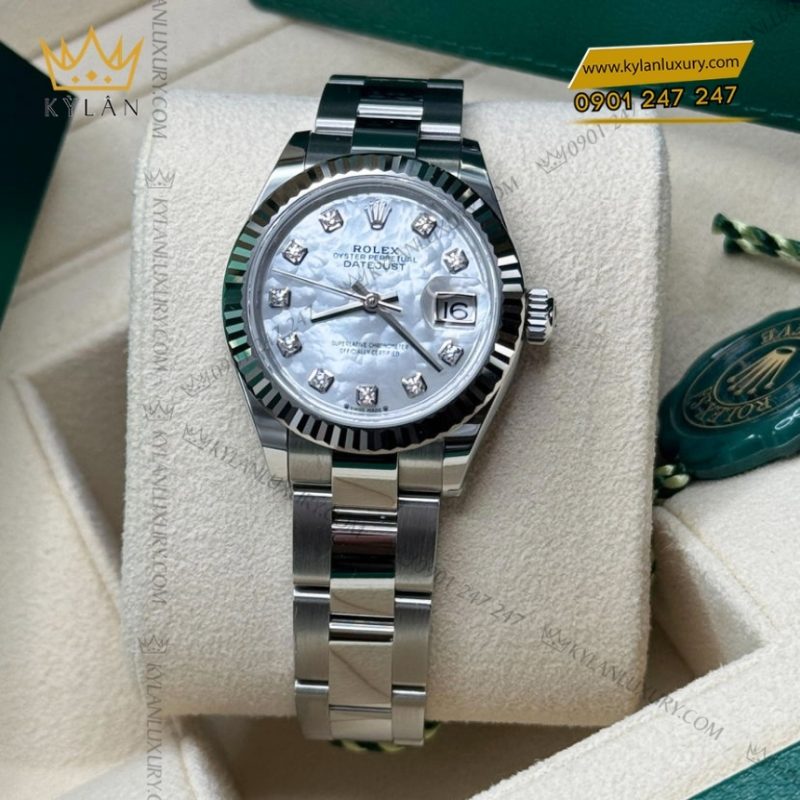 Đồng hồ Rolex Lady Datejust mặt ngọc trai dây oyster 279174-0010