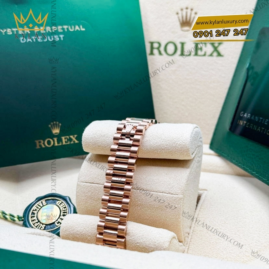 Kỳ Lân Luxury rolex lady datejust 28 279175 0004 chocolate 7 Đồng hồ Rolex Lady Datejust chocolate cọc kim sao 279175-0004